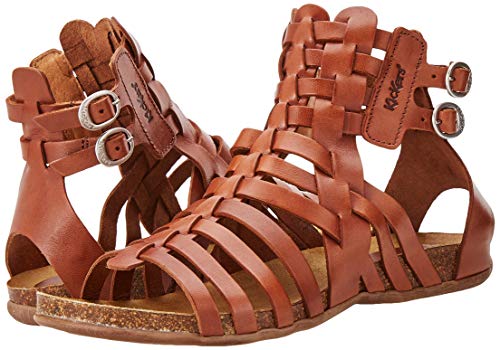 KICKERS ANASPART, Sandalia Mujer, Marrón, 38 EU