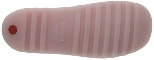 Kickers Kick Hi, Botines Mujer, Multicolor Blanco Claro Rosa Blanco, 40