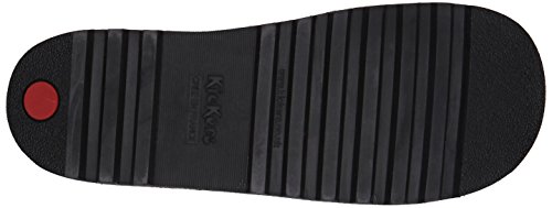 Kickers Lo Core Patl Jf - zapatos con cordones de cuero Niños Niñas, negro (Black), 39 EU (6 UK)