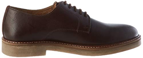 Kickers Oxbrok, Oxford Plano para Hombre, MARRÓN Oscuro, 44 EU