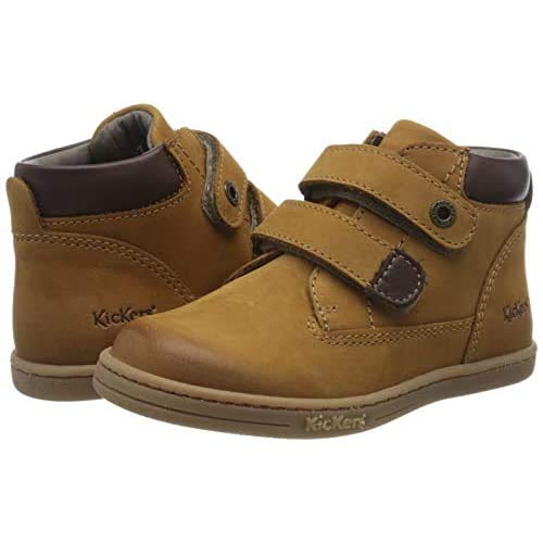 Kickers Tackland, Botas Unisex niños, Rosa (Rose Clair Perm 131), 18 EU