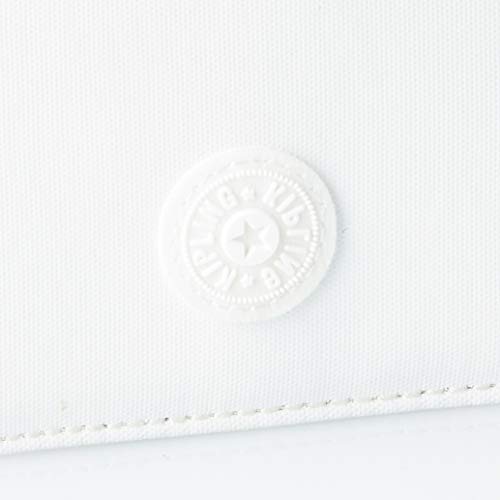 KiplingTopsMujerCarterasBlanco (White Metallic) 7.5x10x2.5 Centimeters (B x H x T)