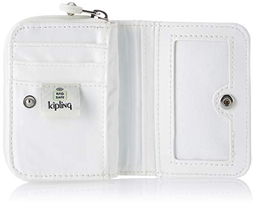 KiplingTopsMujerCarterasBlanco (White Metallic) 7.5x10x2.5 Centimeters (B x H x T)