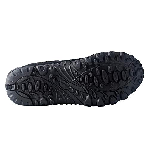 Knixmax - Zapatillas de Senderismo para Mujer, Zapatillas de Montaña Trekking Trail Ligeros Cómodos y Transpirables Zapatillas de Seguridad Low-Top Antideslizante de Deporte, Negro EU 38