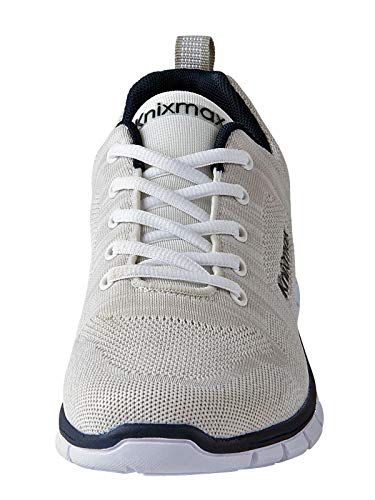 Knixmax-Zapatillas Deportivas de Hombre, Zapatillas de Running Fitness Sneakers Zapatos de Correr Aire Libre Deportes Casual Zapatillas Ligeras para Correr Transpirable, 42-46EU, EU46