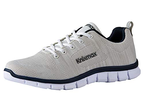 Knixmax-Zapatillas Deportivas de Hombre, Zapatillas de Running Fitness Sneakers Zapatos de Correr Aire Libre Deportes Casual Zapatillas Ligeras para Correr Transpirable, 42-46EU, EU46