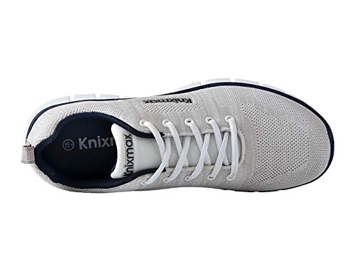 Knixmax-Zapatillas Deportivas de Hombre, Zapatillas de Running Fitness Sneakers Zapatos de Correr Aire Libre Deportes Casual Zapatillas Ligeras para Correr Transpirable, 42-46EU, EU46