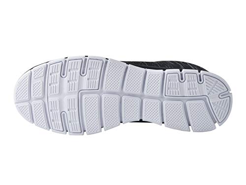 Knixmax-Zapatillas Deportivas para Mujer, Zapatillas de Running Fitness Sneakers Zapatos de Correr Aire Libre Deportes Casual Zapatillas Ligeras para Correr Transpirable, EU36 Negro