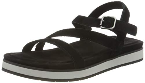 Koolaburra by UGG Women's Haisley Sandal, Black, 38 EU