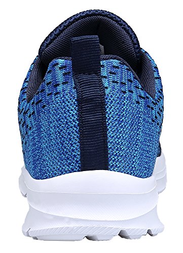 KOUDYEN Zapatillas Deportivas de Mujer Hombre Running Zapatos para Correr Gimnasio Calzado Unisex,XZ746-W-blue-EU38