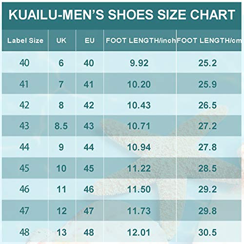 KuaiLu Chanclas Hombre Verano Playa Piscina Comodas Piel Sandalias Planas Caminar Antideslizante Yoga-Espuma Zapatos