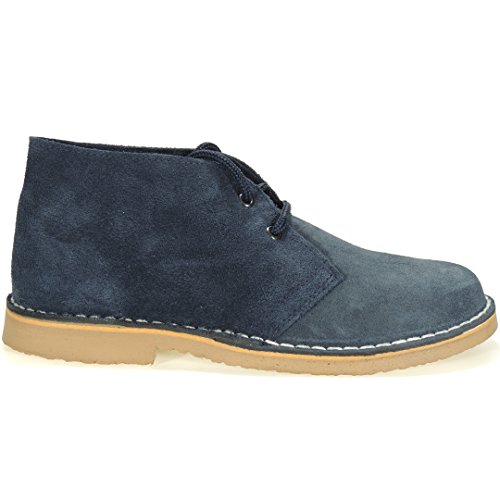 La Autentica TB K100 Botín Casual Safari Pisamierdas Serraje en Cordones para Mujer Marino Talla 39