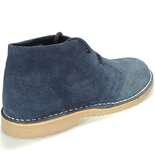 La Autentica TB K100 Botín Casual Safari Pisamierdas Serraje en Cordones para Mujer Marino Talla 39