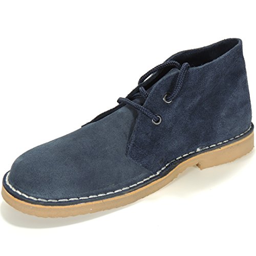 La Autentica TB K100 Botín Casual Safari Pisamierdas Serraje en Cordones para Mujer Marino Talla 39