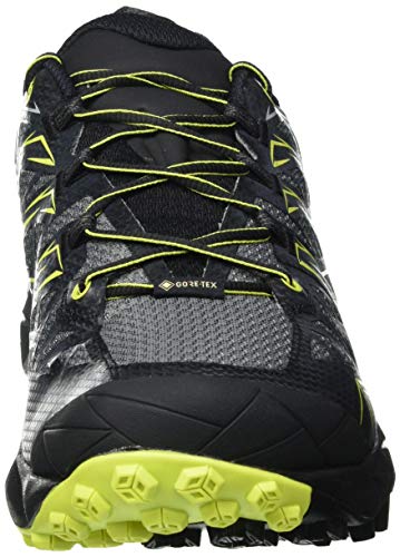 La Sportiva Akyra GTX, Zapatillas de Trail Running Hombre, Multicolor (Carbon/Apple Green 000), 42 EU