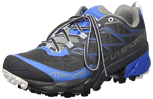 La Sportiva Akyra Woman, Zapatillas de Trail Running para Mujer, Multicolor (Carbon/Cobalt Blue 000), 36 EU