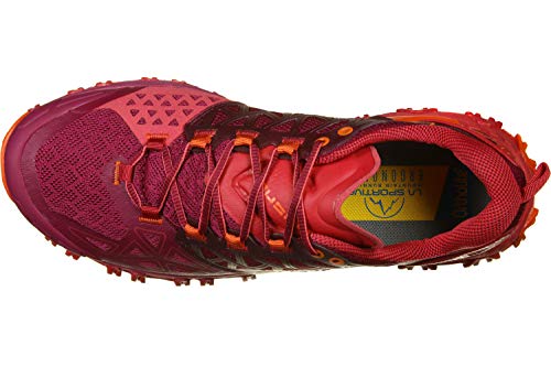 LA SPORTIVA Bushido II Woman, Zapatillas de Trail Running Mujer, Beet/Garnet, 38 EU