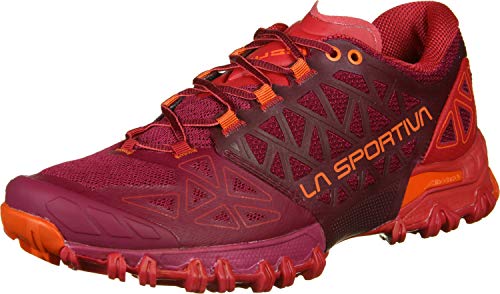 LA SPORTIVA Bushido II Woman, Zapatillas de Trail Running Mujer, Beet/Garnet, 42 EU