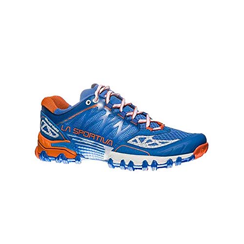 La Sportiva Bushido Woman, Zapatillas de Trail Running para Mujer, Multicolor (Marine Blue/Lily Orange 000), 37.5 EU