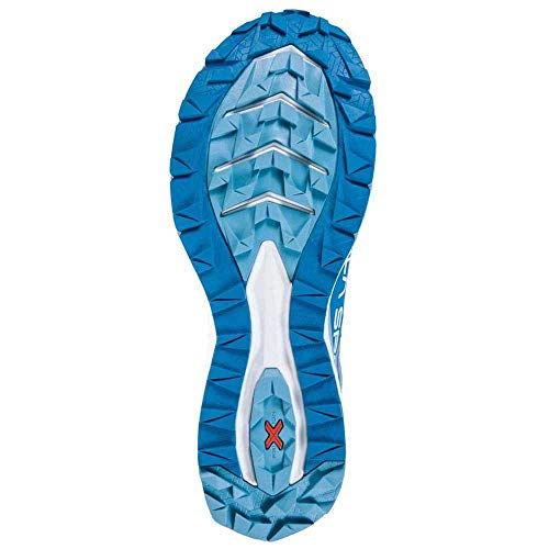 LA SPORTIVA Jackal Woman, Zapatillas de Trail Running Mujer, Neptune/Pacific Blue, 38.5 EU