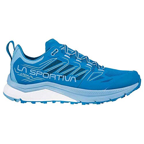 LA SPORTIVA Jackal Woman, Zapatillas de Trail Running Mujer, Neptune/Pacific Blue, 38.5 EU