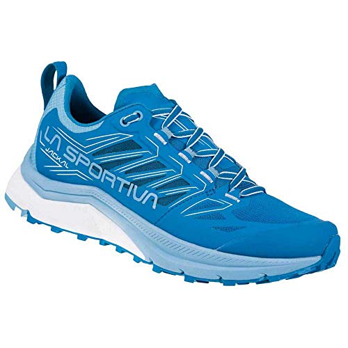LA SPORTIVA Jackal Woman, Zapatillas de Trail Running Mujer, Neptune/Pacific Blue, 38.5 EU