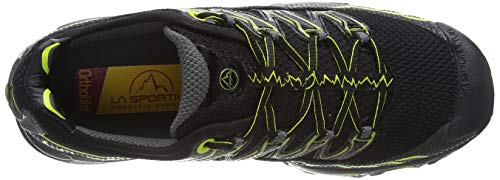 La Sportiva Ultra Raptor, Zapatillas de Trail Running Hombre, Multicolor (Black/Apple Green 000), 40 EU