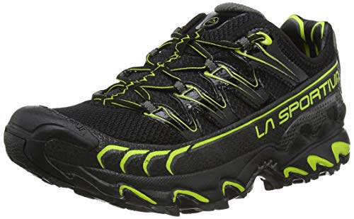 La Sportiva Ultra Raptor, Zapatillas de Trail Running Hombre, Multicolor (Black/Apple Green 000), 40 EU