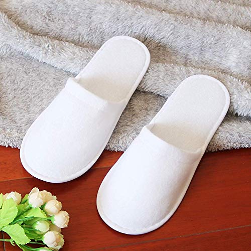 LAAT 5 Pares de Zapatillas Desechables SPA Home Zapatillas Respirables Party Guest Zapatos Unisex para Viajes de Hotel(Talla Unica)(Sección Delgada)