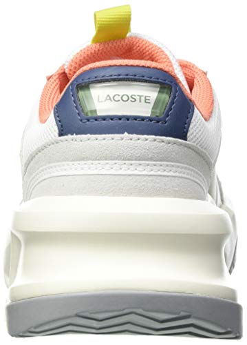 Lacoste Ace Lift 0120 2 SFA, Zapatillas Mujer, Blanc Wht Lt Gry, 41 EU