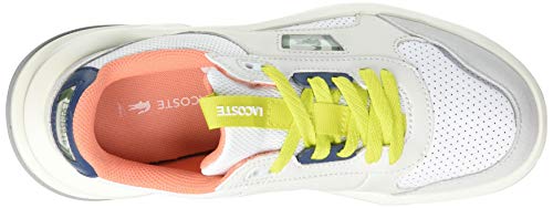 Lacoste Ace Lift 0120 2 SFA, Zapatillas Mujer, Wht/Lt Gry, 39 EU