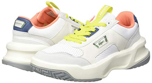 Lacoste Ace Lift 0120 2 SFA, Zapatillas Mujer, Wht/Lt Gry, 39 EU