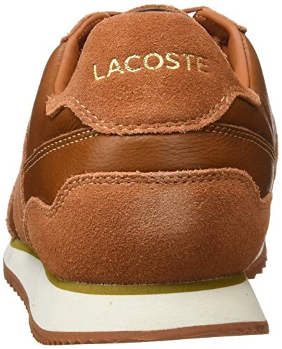 Lacoste Aesthet Luxe 0320 1 SMA Sneakers', Zapatillas Hombre, Marron BRW Lt BRW, 42 EU