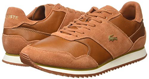 Lacoste Aesthet Luxe 0320 1 SMA Sneakers', Zapatillas Hombre, Marron BRW Lt BRW, 42 EU