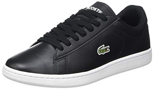 Lacoste Carnaby EVO 0120 5 SFA, Zapatillas Mujer, Blk Wht, 38 EU