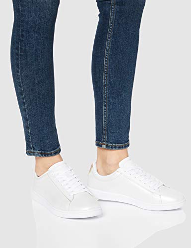 Lacoste Carnaby EVO 118 6 SPW, Zapatillas Mujer, Blanco (White/Gold), 37 EU