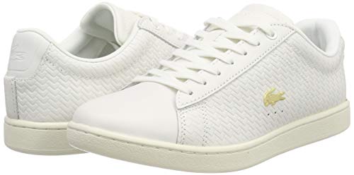 Lacoste Carnaby EVO 119 3 SFA, Zapatillas para Mujer, Marfil (Off Wht/Off Wht 18c), 37 EU