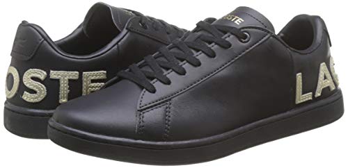 Lacoste Carnaby EVO 120 6 Us SFA, Zapatillas Mujer, Negro, 40.5 EU