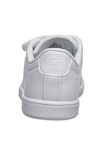 Lacoste Carnaby Evo BL4 - Zapatos de tacón para niños y niñas, color blanco, color Blanco, talla 20 EU