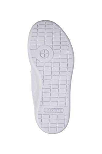 Lacoste Carnaby Evo BL4 - Zapatos de tacón para niños y niñas, color blanco, color Blanco, talla 20 EU