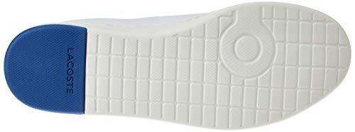 Lacoste Carnaby EVO Light-WT 120 1, Zapatillas Mujer, Blanco/Blanco/Azul, 39.5 EU