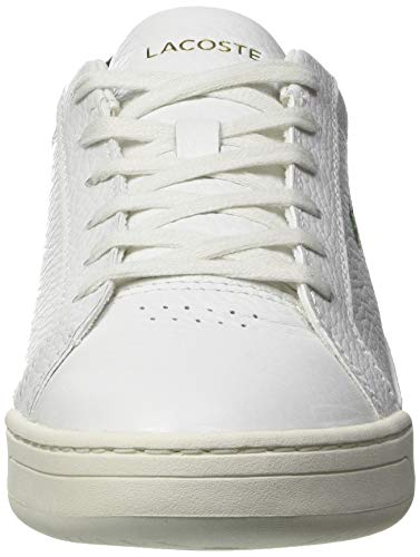 Lacoste Challenge 0120 1 SFA, Zapatillas Mujer, Wht/Dk Grn, 36 EU