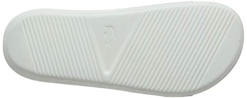 Lacoste Croco Slide 119 3 CFA, Sandalias de Punta Descubierta Mujer, Blanco (Wht/Lt Pnk 1y9), 38 EU