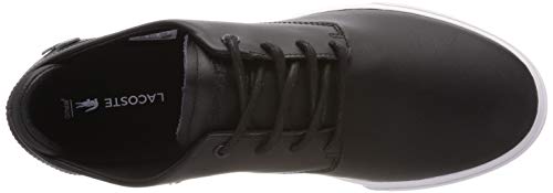 Lacoste ESPARRE BL 1 CMA, Zapatillas Hombre, Negro (Black/White), 44 EU