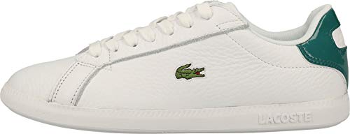 Lacoste Graduate 120 1 SFA, Zapatillas Mujer, Blanco Wht Grn 082, 40.5 EU