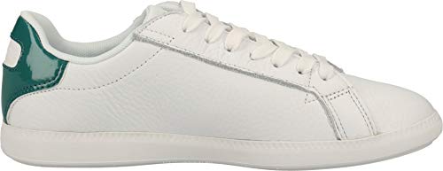 Lacoste Graduate 120 1 SFA, Zapatillas Mujer, Blanco Wht Grn 082, 40.5 EU
