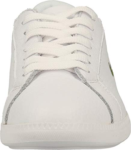 Lacoste Graduate 120 1 SFA, Zapatillas Mujer, Blanco Wht Grn 082, 40.5 EU
