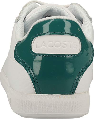 Lacoste Graduate 120 1 SFA, Zapatillas Mujer, Blanco Wht Grn 082, 40.5 EU