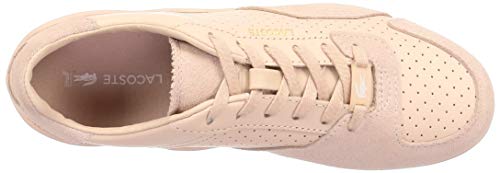Lacoste HAPONA 120 2 CFA, Zapatillas Mujer, Rose Nat Nat Nn1, 37.5 EU