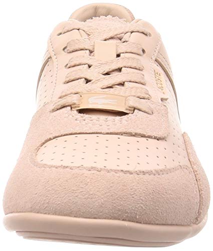 Lacoste HAPONA 120 2 CFA, Zapatillas Mujer, Rose Nat Nat Nn1, 37.5 EU